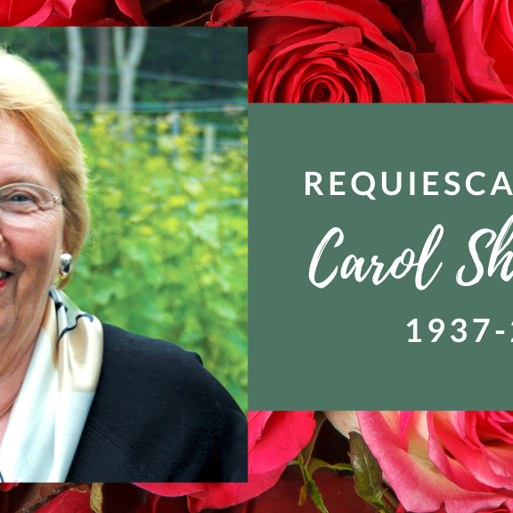 In gratitude for the life of Carol Showalter, one of the original members of Paraclete Press and founder of the national 3D/Your Whole Life program
