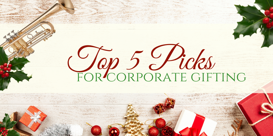 Top 5 ideas for corporate gift giving 🎀