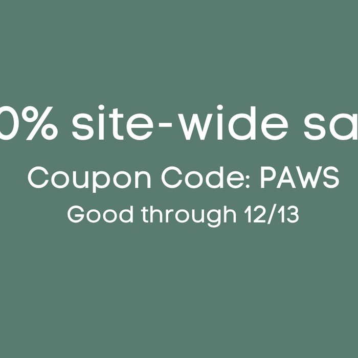 🐾  Unleash the Pawsitive | 30% site-wide sale