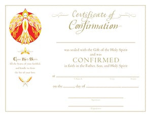 Confirmation Certificate - Paraclete Press